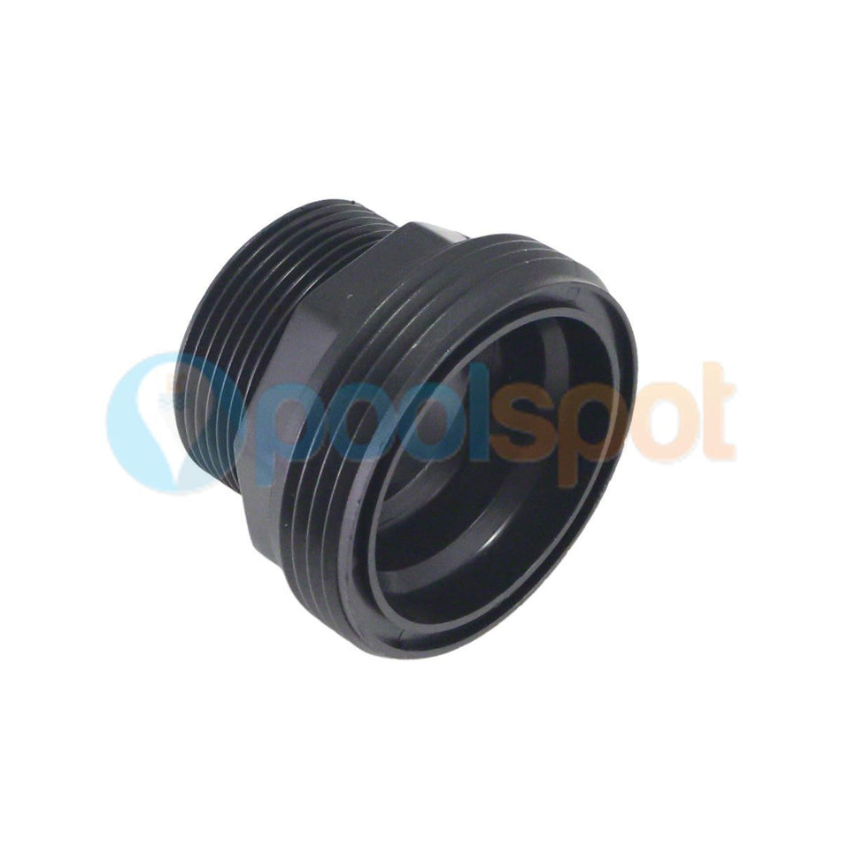 Connector Tail, Black, 40mm / 1½" for Emaux / Zodiac Titan / Pentair Freeflo Multiport Valves