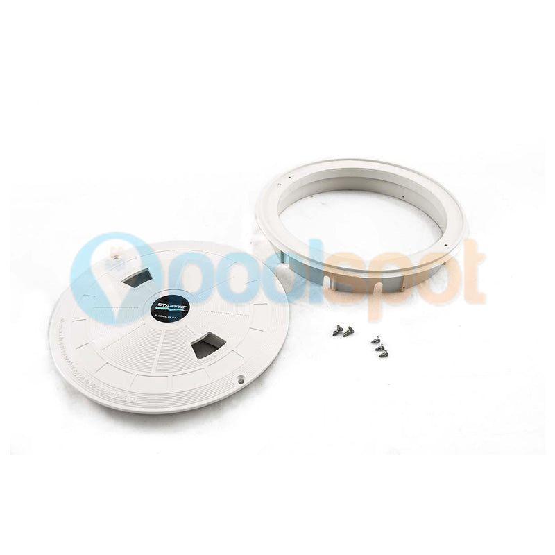 Swimquip Deck Lid & Dress Ring / Frame - White