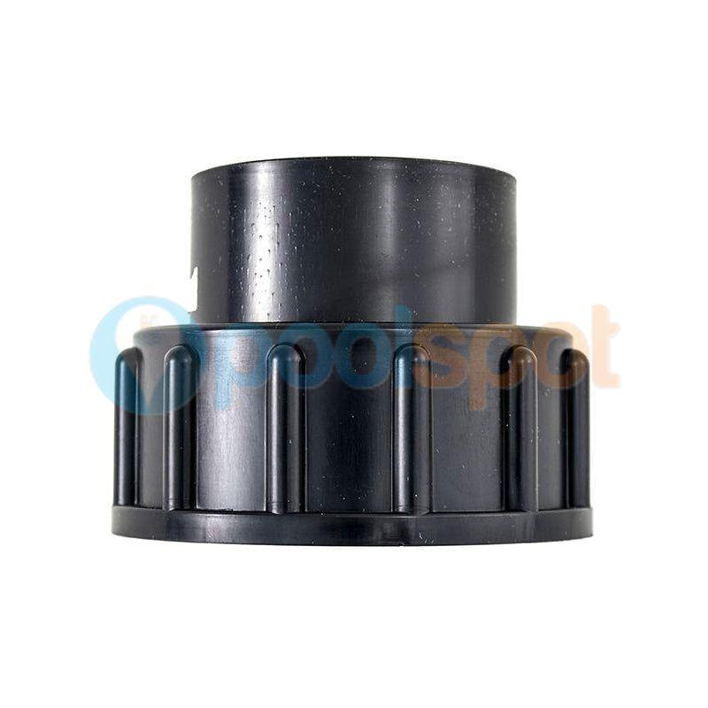 Waterco 40mm Half Union - Black (c/w O ring)