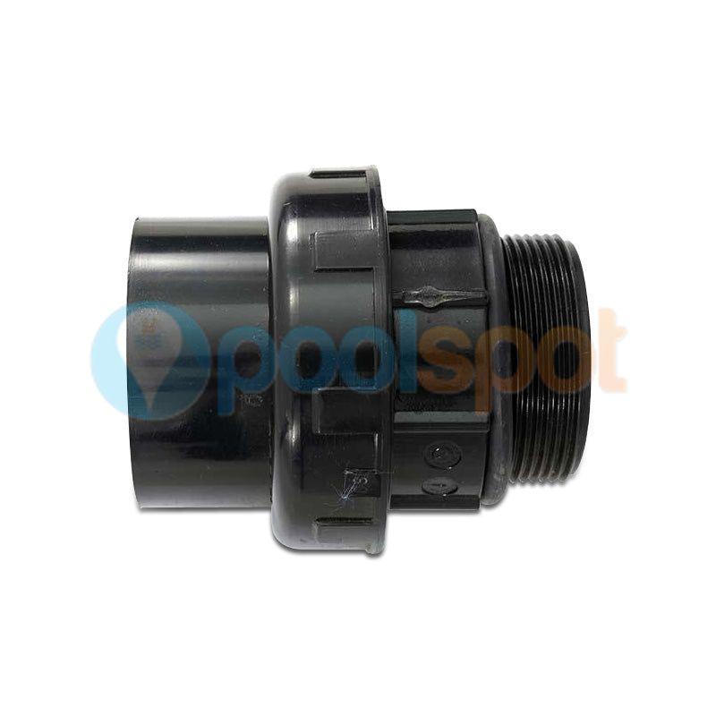 Union Assembly 50mm/2", Black, for Poolrite S9000 Sand Filter