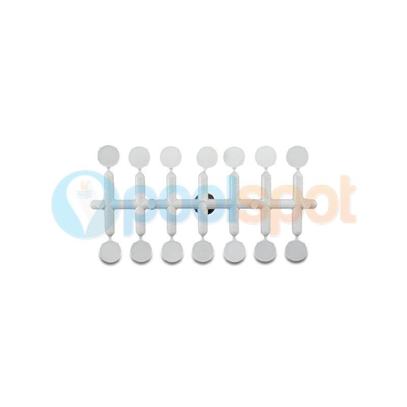Screw Cap Set - White - for Waterco S75 / Supaskimmer Skimmer Box