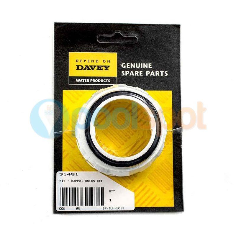 Union Half, 40mm, for Davey XB / Spa / Bath Pumps