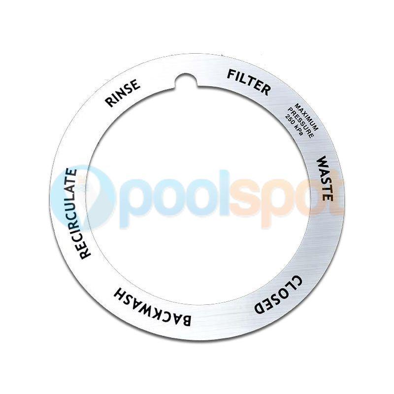 Decal for Sta-Rite Multiport Valve