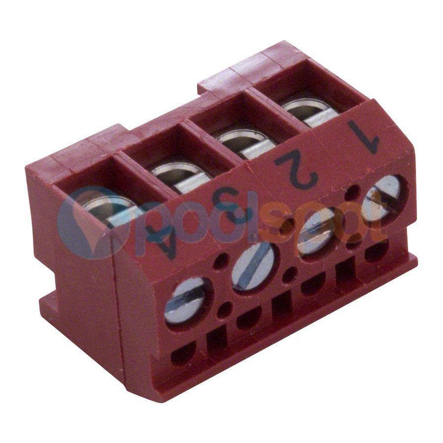 Terminal Bar - 4-Pin - Red -  for Zodiac / Jandy AquaLink Systems