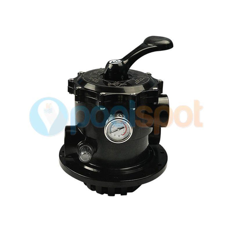 Multiport Valve, Emaux MPV02, 50mm / 2", Bolt Down, Complete with Fittings for Emaux V/P Series Filters