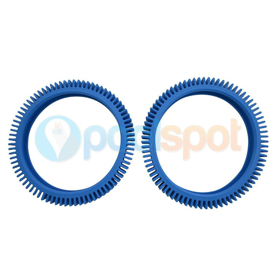 Rear Tyre / Tire Set - No Hump - Blue for The Pool Cleaner 4W / Pressure