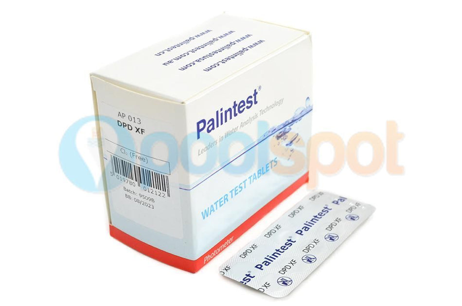 Palintest Free Chlorine Extended Range (DPD XF) - Box of 250 Photometer Test Tablets