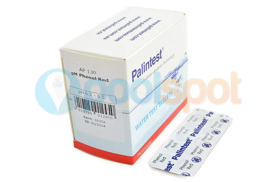 Palintest pH (Phenol Red) - Box of 250 Photometer Test Tablets