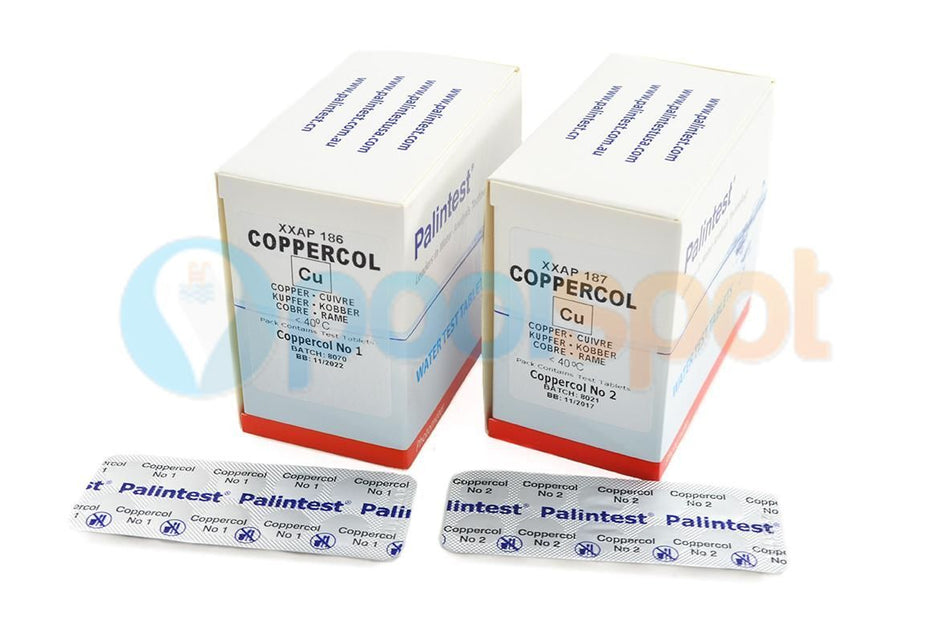 Palintest Free Combined and Total Copper (Coppercol) - Box of 250 Photometer Test Tablets