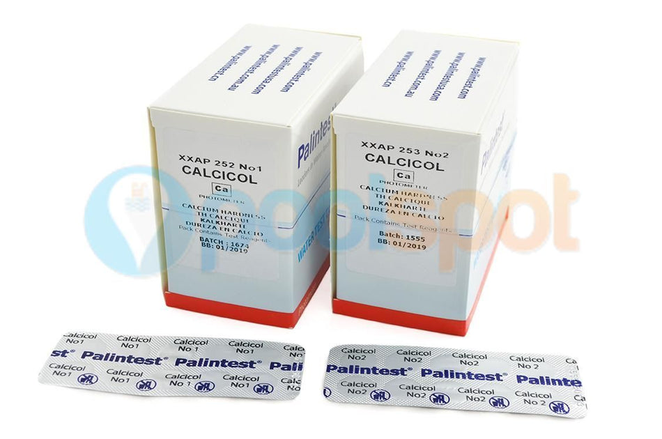 Palintest Calcium Hardness Calcicol (Set of 2) - 2 Box of 250 Photometer Test Tablets
