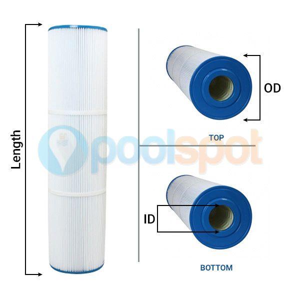 Filter Element, Generic, to suit Aquaswim CF100 / Davey Lock Ring C100