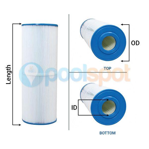 Filter Element, Generic, to suit Aquaswim CF150 / Davey Lock Ring C150 (2 Required)