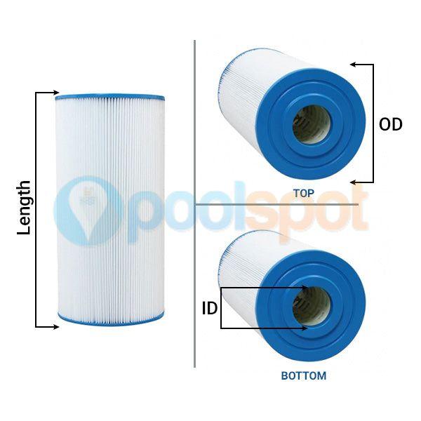 Filter Element, Generic, to suit Aquaswim CF50 / Davey Lock Ring C50