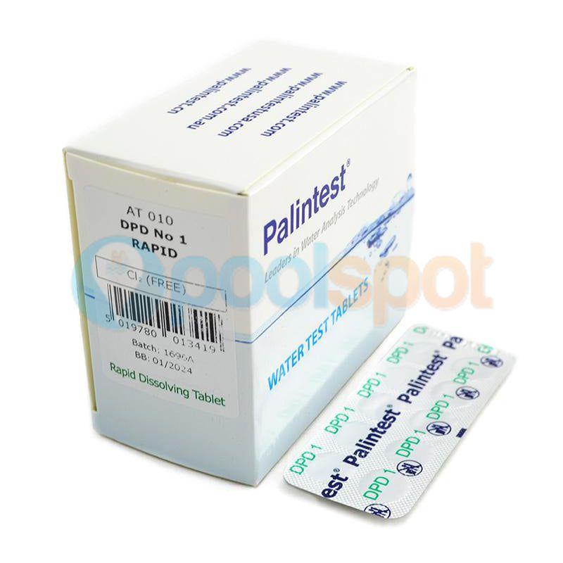 Chlorine (DPD1 Rapid) Test Tablets, Palintest