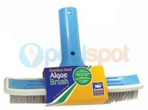 Algae Brush Stainless Steel - 10"/25cm - Concrete Surfaces - Aussie Gold