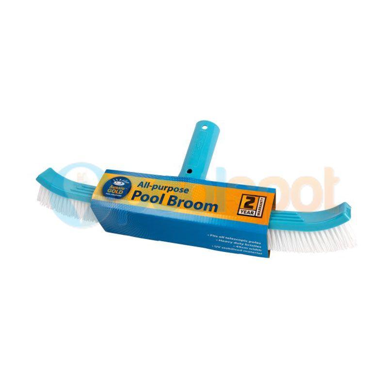 Pool Broom / Brush, 18"/45cm, Aussie Gold