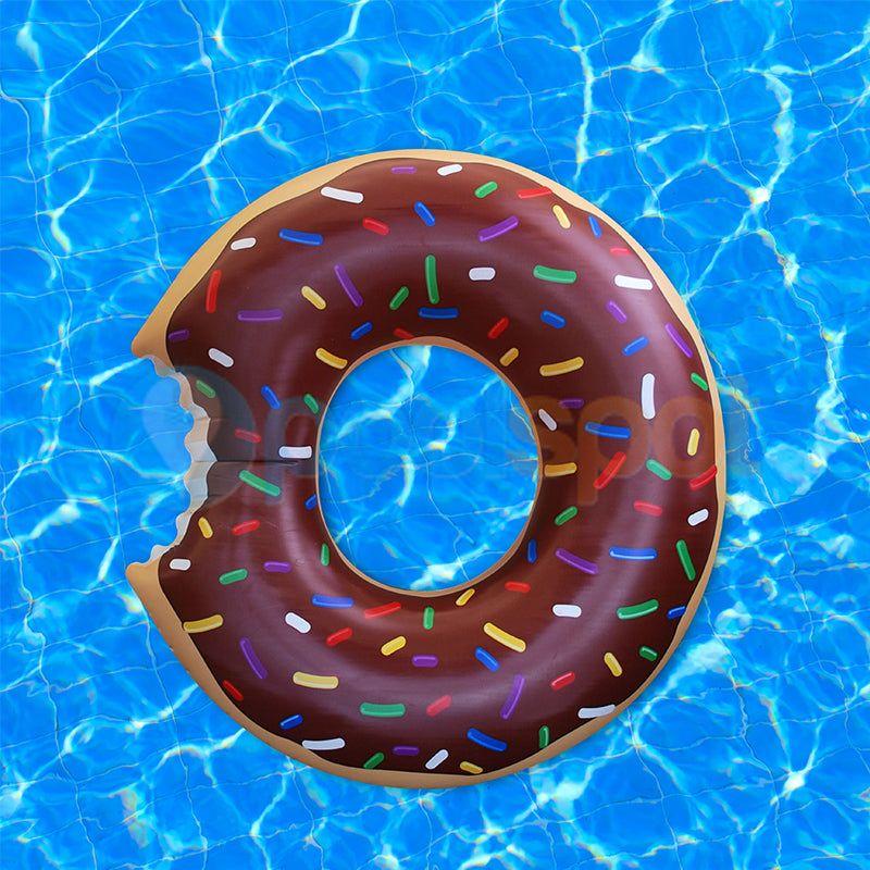 Gigantic Chocolate Donut Premium Pool Float