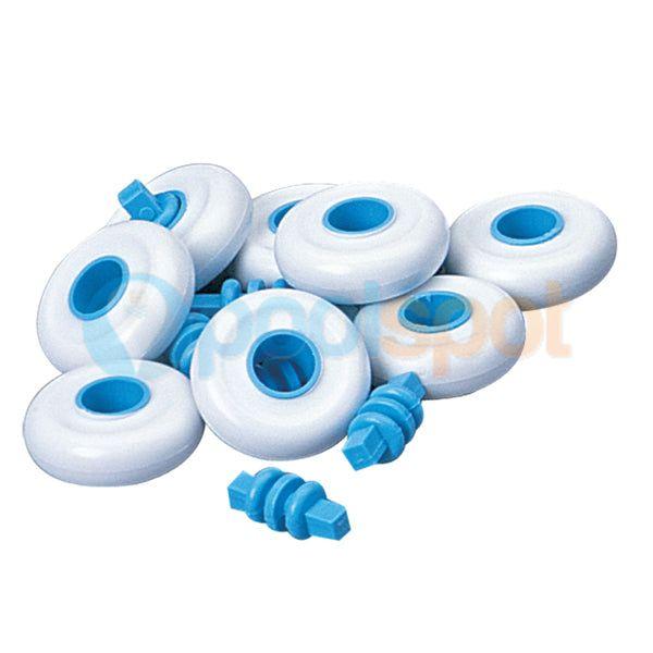 Vac Head Wheel Set (set of 8) - suits Aussie Gold / Swimsafe / Magnor vac heads