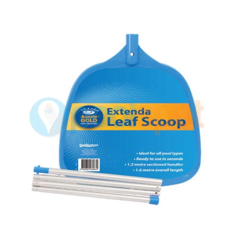 Leaf Scoop w/ 3 Stage Telescopic Handle (suits spas and above ground pools) - Aussie Gold