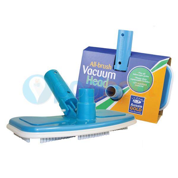 Vacuum Head - with Brushes (For vinyl/fibreglass pools) - Aussie Gold