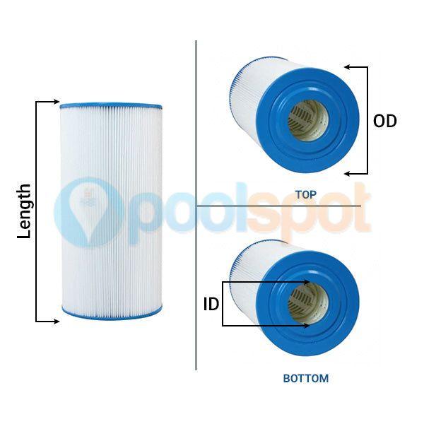 Filter Element, Generic, to suit Emaux CF50