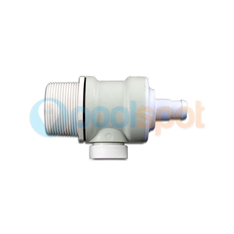 Wall Fitting Complete w/ Red Pressure Relief Valve for Pentair Legend Pool Cleaners