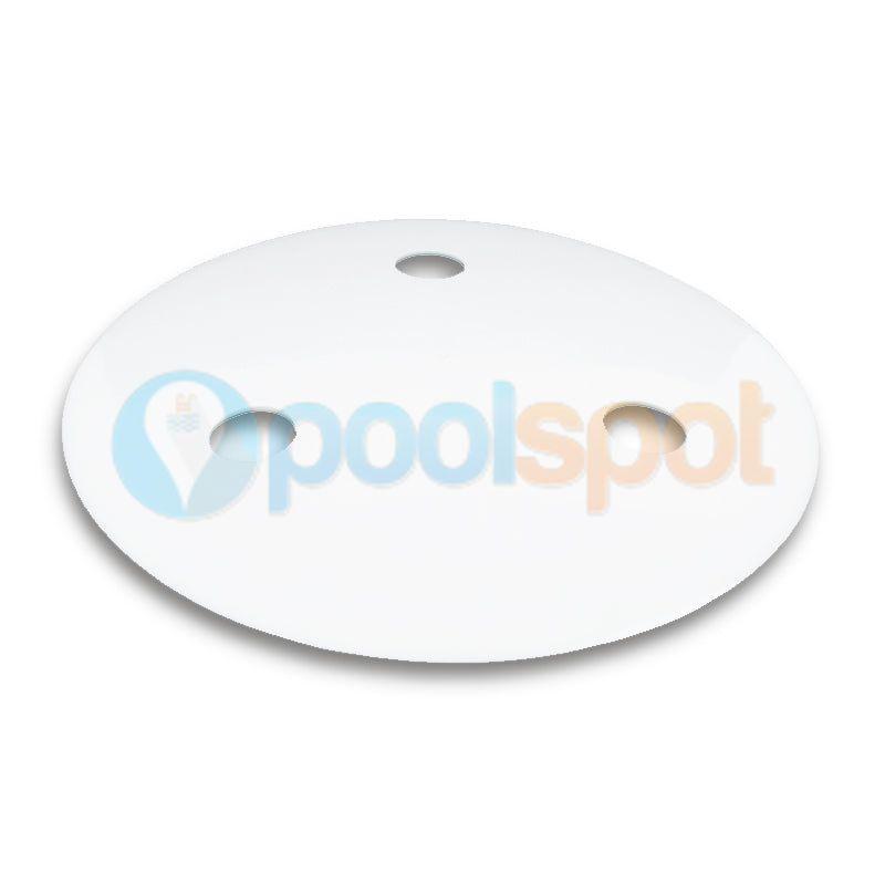 Main Drain Cover - low profile - white - suits fibreglass pools