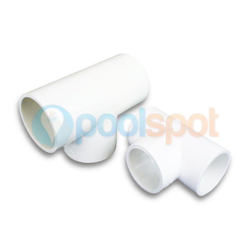 PVC-U Tees - White - Various Sizes