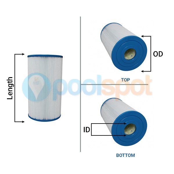 Filter Element, Generic, to suit Hot Springs C30 / Heritage 25/30 Sq Ft Spa Filter