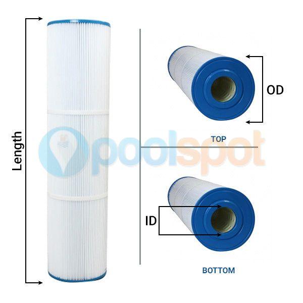 Filter Element, Generic, to suit Quiptron 929 / Onga Pantera PCF100 MK1