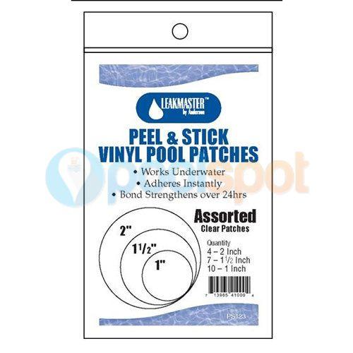 Leakmaster Peel & Stick Vinyl Pool Patches