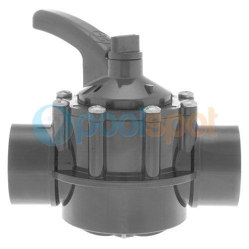 Hayward Deluxe 2 Way 50mm Valve - PVC-U
