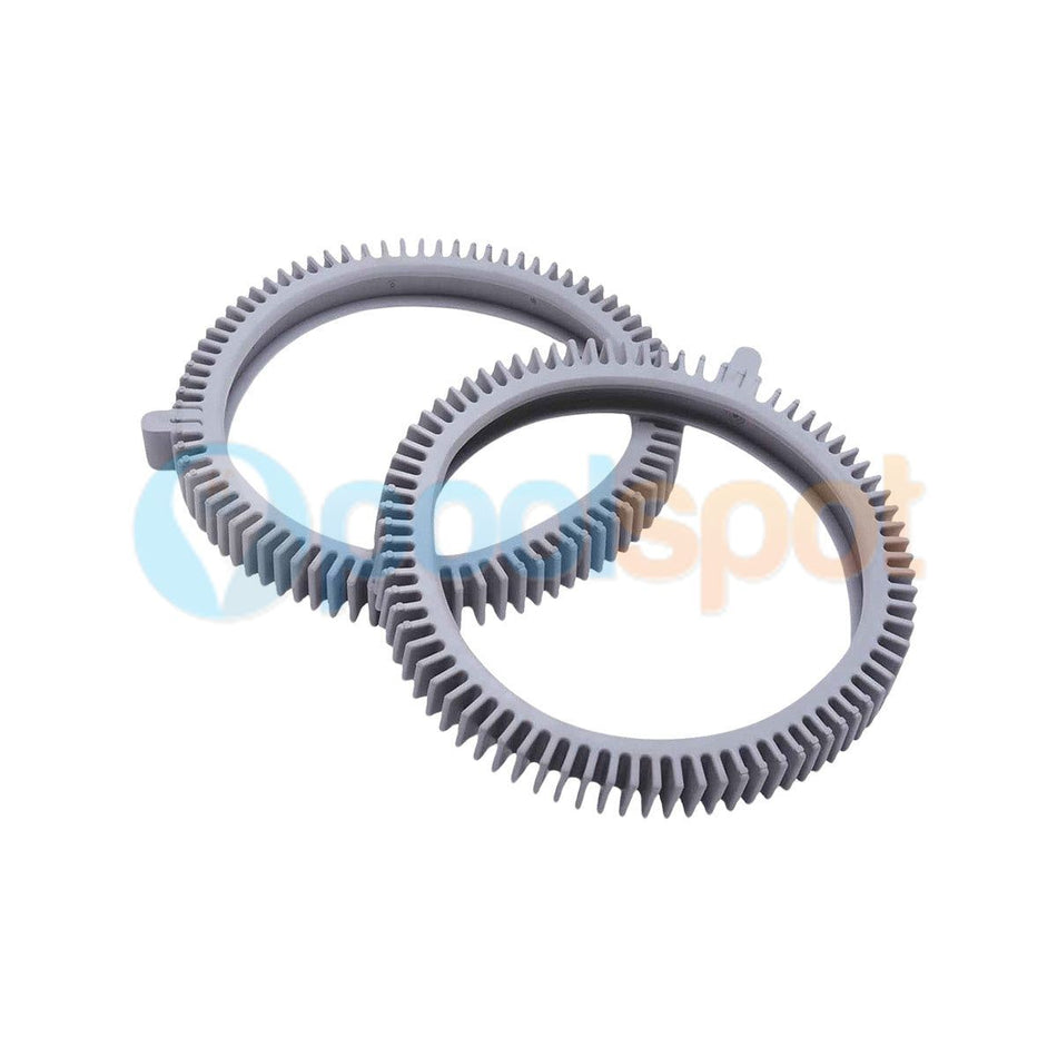 Front Tyre Set, Grey w/ Super Hump for Hayward Phoenix / SuperPro Pool Cleaner