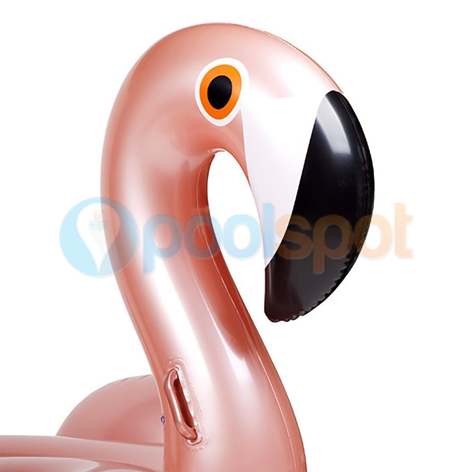 Luxe Ride-On Float Rose Gold Flamingo