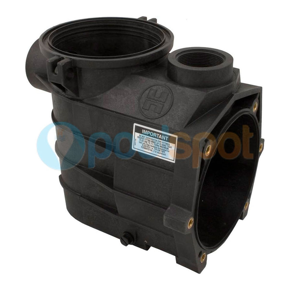 Pump Housing / Strainer, 2" / 50mm, Hand Knob Lid, w/ Drain Plug for Hayward Super II / Super 2