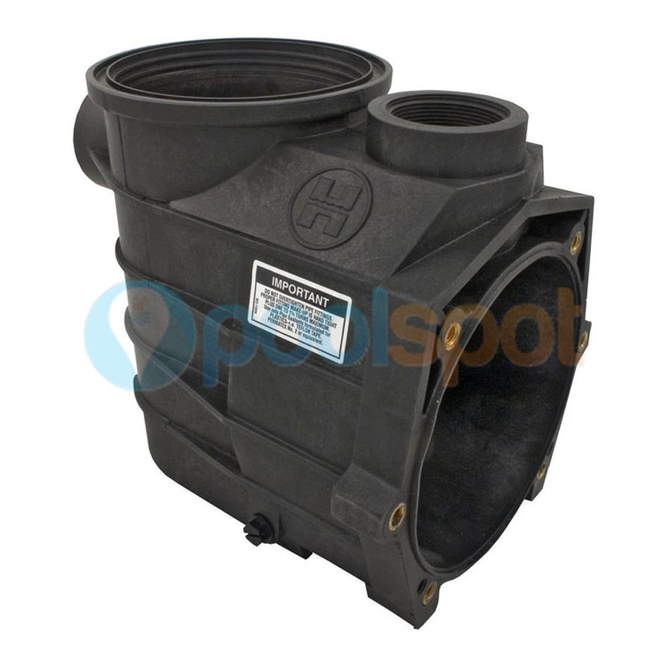 Pump Housing / Strainer, 2" / 50mm, Screw Lid, w/ Drain Plug for Hayward Super II / Super 2