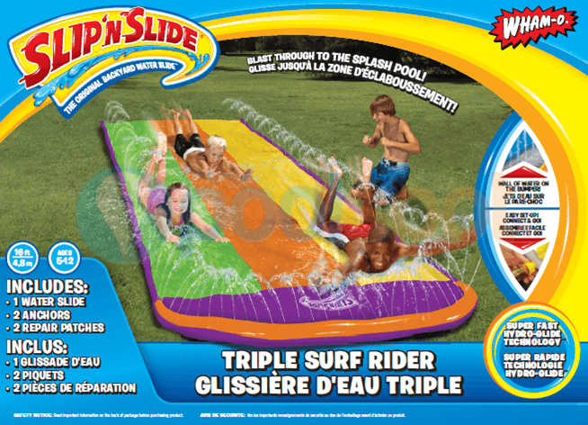 Wham-O Slip n Slide 16' Surf Rider Triple