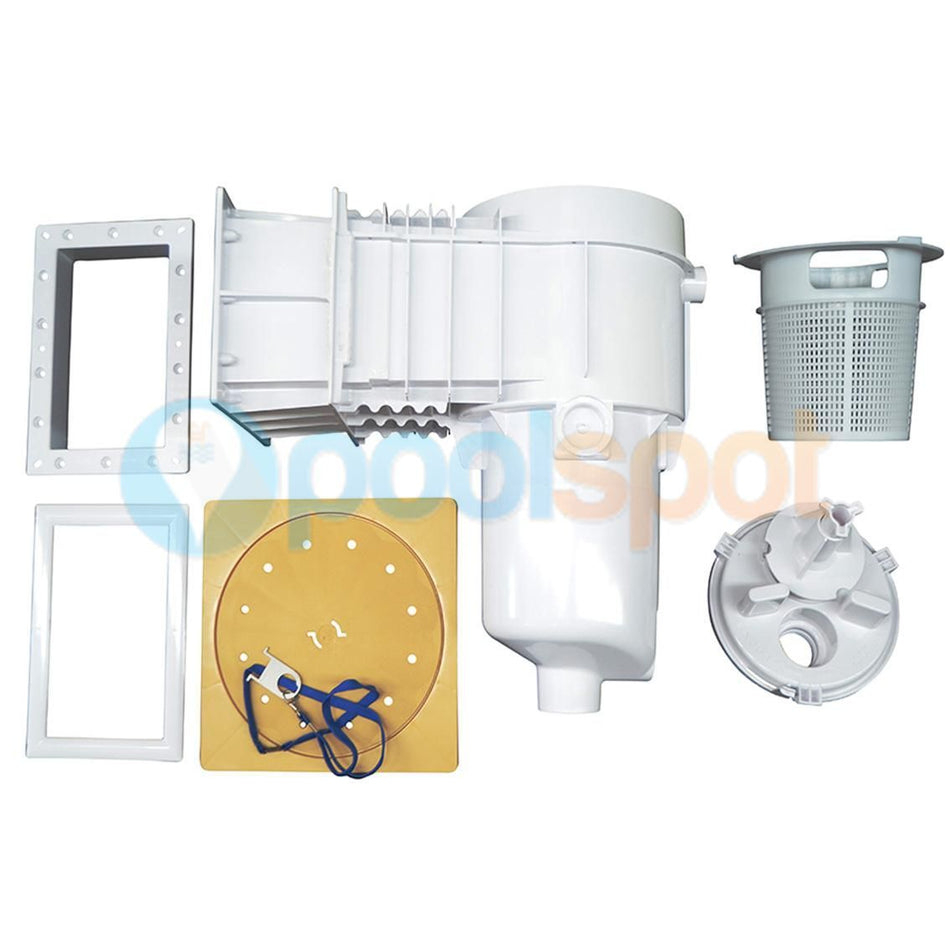 Zodiac / Poolrite S2500 Skimmer Box w/ Extended Throat for Fibreglass Pools