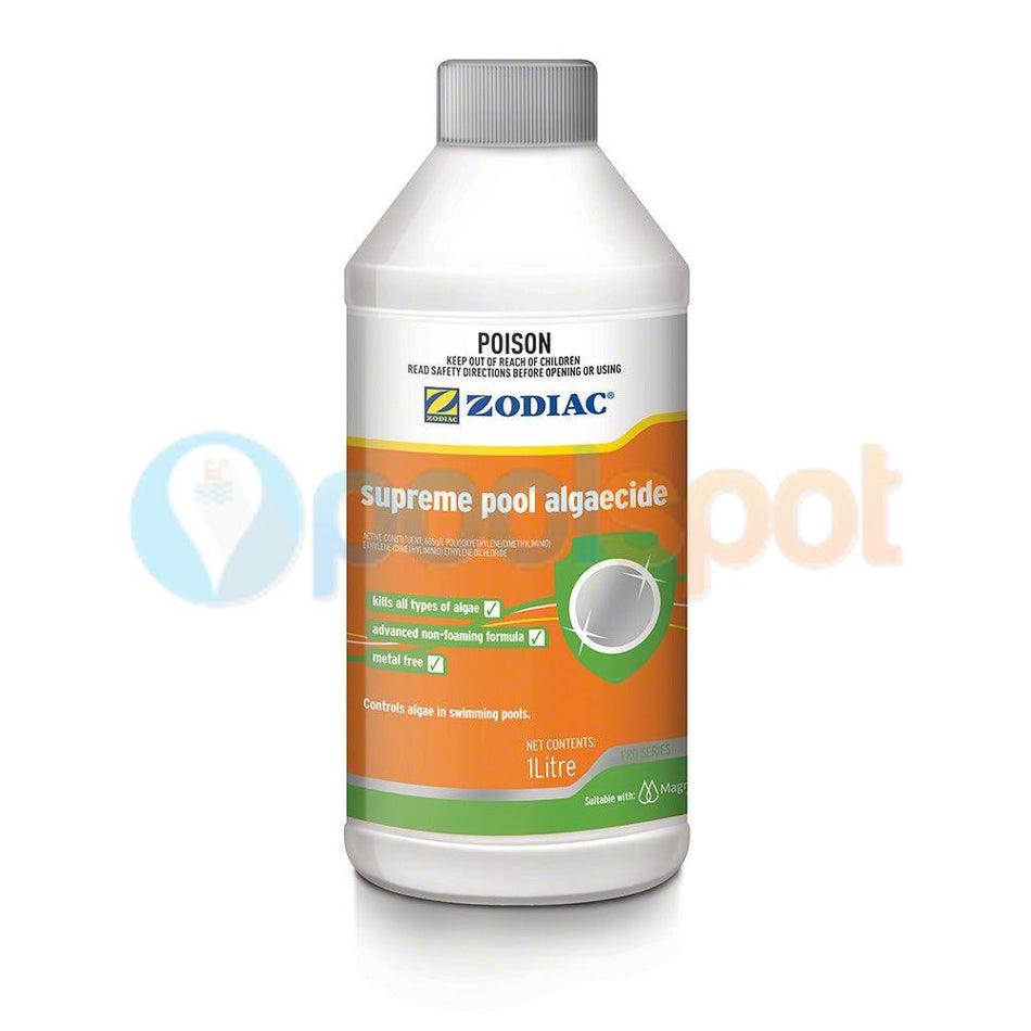 Supreme Pool Algaecide, Zodiac, 1L